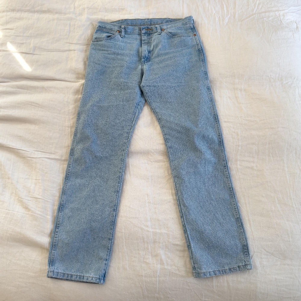 Wrangler Cowboy Cut Original Fit Jeans in Bleach